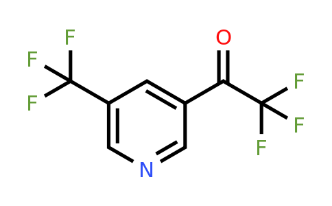 CAS 1060802-00-7 | 2,2,2-Trifluoro-1-(5-(trifluoromethyl)pyridin-3-YL)ethanone