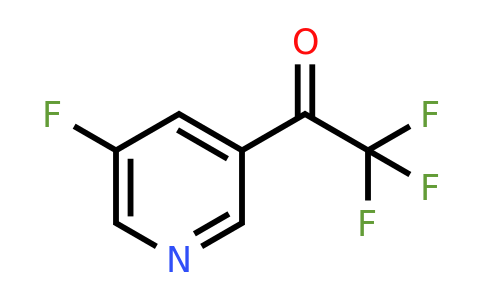 CAS 1060802-45-0 | 2,2,2-Trifluoro-1-(5-fluoro-pyridin-3-YL)-ethanone
