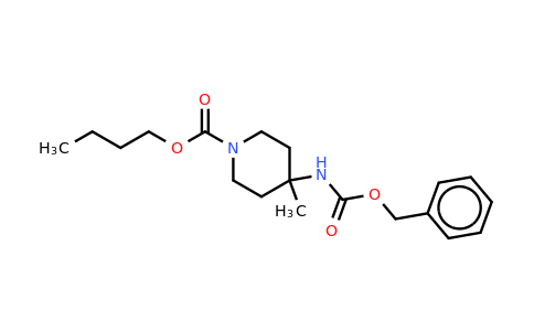 CAS 1060803-30-6 | 4-Benzyloxy-carbonyl-amino-1-N-butoxy-carbonyl-4-methyl piperidine