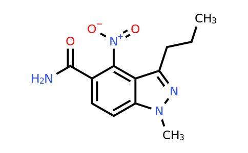 CAS 1060803-33-9 | 1-Methyl-3-propyl-4-nitro-indazole-5-carboxamide