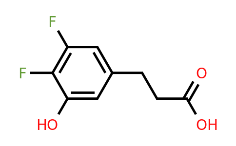 CAS 1060803-43-1 | 3-(3,4-Difluoro-5-hydroxyphenyl)propanoic acid