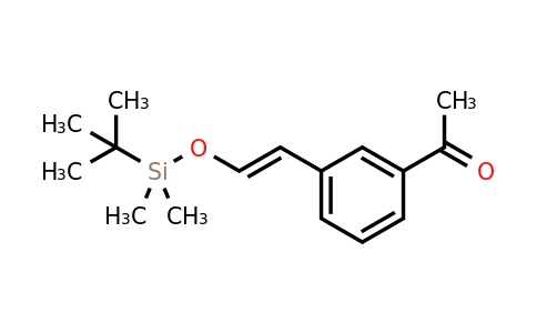 CAS 1060803-67-9 | 1-(3-(2-(Tert-butyldimethylsilyloxy)vinyl)phenyl)ethanone