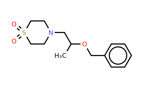 4-(2-Benzyloxy-propyl)-thiomorholine 1,1-dioxide