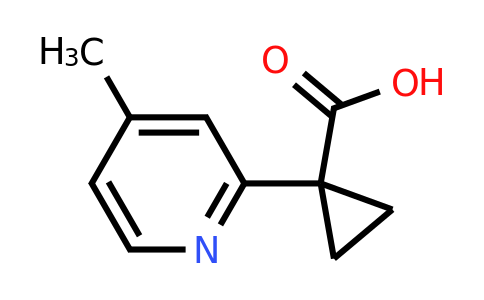 CAS 1060804-89-8 | 1-(4-Methyl-pyridin-2-YL)-cyclopropanecarboxylic acid