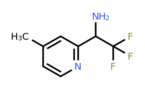 CAS 1060805-00-6 | 2,2,2-Trifluoro-1-(4-methyl-pyridin-2-YL)-ethylamine