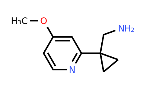 (1-(4-Methoxypyridin-2-YL)cyclopropyl)methanamine