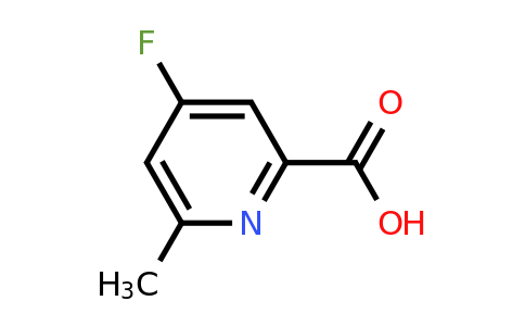 CAS 1060805-99-3 | 4-Fluoro-6-methylpicolinic acid