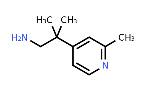 CAS 1060806-42-9 | 2-Methyl-2-(2-methylpyridin-4-YL)propan-1-amine