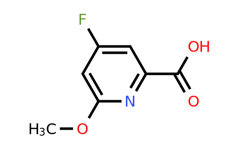 CAS 1060806-64-5 | 4-Fluoro-6-methoxypicolinic acid