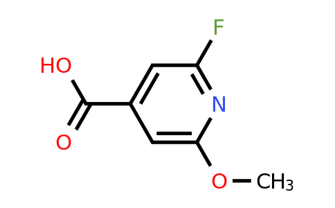 CAS 1060806-66-7 | 2-Fluoro-6-methoxyisonicotinic acid