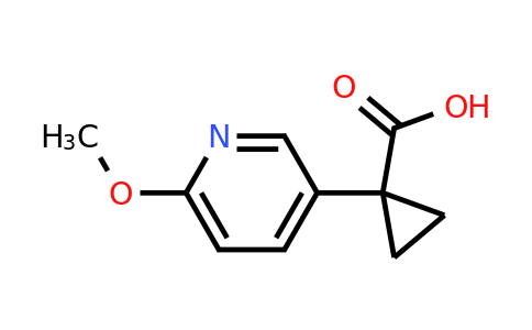 CAS 1060807-07-9 | 1-(6-Methoxy-pyridin-3-YL)-cyclopropanecarboxylic acid