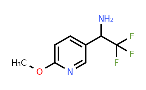 CAS 1060807-22-8 | 2,2,2-Trifluoro-1-(6-methoxypyridin-3-YL)ethanamine