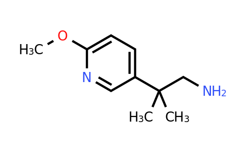 CAS 1060807-33-1 | 2-(6-Methoxypyridin-3-YL)-2-methylpropan-1-amine