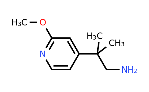 CAS 1060807-35-3 | 2-(2-Methoxypyridin-4-YL)-2-methylpropan-1-amine
