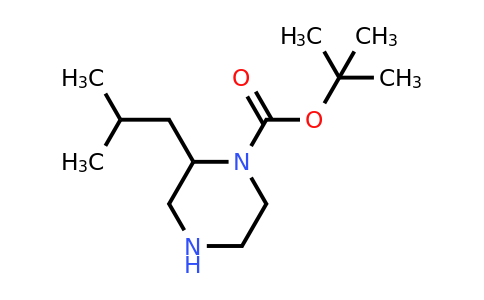 CAS 1060807-66-0 | tert-butyl 2-(2-methylpropyl)piperazine-1-carboxylate