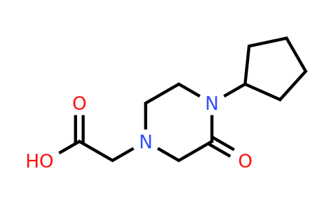 CAS 1060807-86-4 | (4-Cyclopentyl-3-oxo-piperazin-1-YL)-acetic acid
