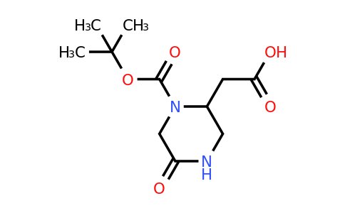 CAS 1060808-04-9 | 2-Carboxymethyl-5-oxo-piperazine-1-carboxylic acid tert-butyl ester