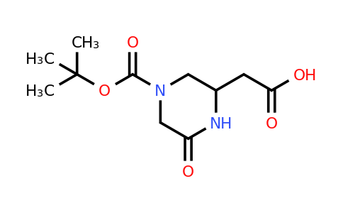 CAS 1060808-07-2 | 3-Carboxymethyl-5-oxo-piperazine-1-carboxylic acid tert-butyl ester