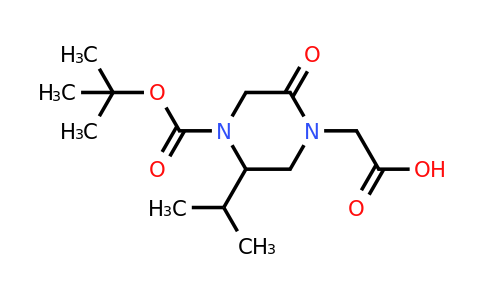 CAS 1060808-14-1 | 4-Carboxymethyl-2-isopropyl-5-oxo-piperazine-1-carboxylic acid tert-butyl ester