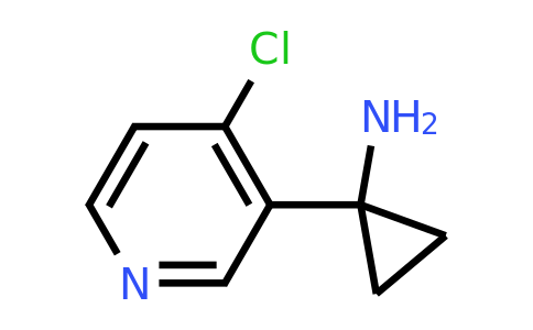CAS 1060808-98-1 | 1-(4-Chloropyridin-3-YL)cyclopropanamine