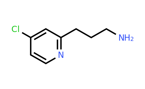 CAS 1060809-13-3 | 3-(4-Chloropyridin-2-YL)propan-1-amine