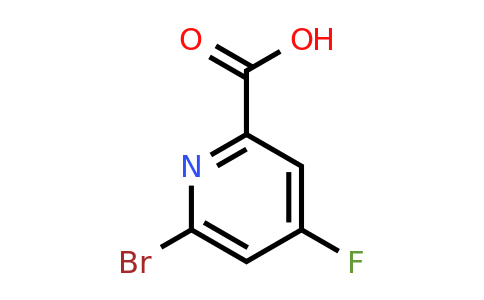 CAS 1060809-31-5 | 6-Bromo-4-fluoropicolinic acid