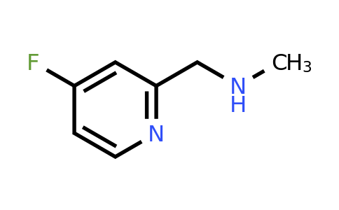 CAS 1060809-42-8 | 1-(4-Fluoropyridin-2-YL)-N-methylmethanamine