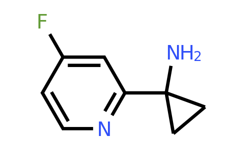 CAS 1060809-45-1 | 1-(4-Fluoropyridin-2-YL)cyclopropanamine