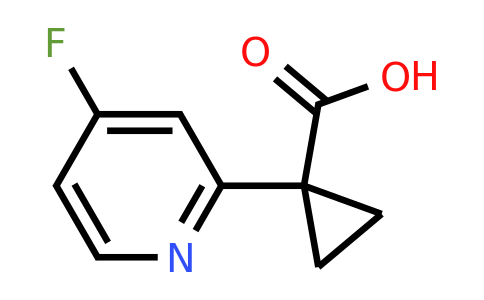 CAS 1060809-49-5 | 1-(4-Fluoro-pyridin-2-YL)-cyclopropanecarboxylic acid