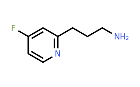 CAS 1060809-56-4 | 3-(4-Fluoropyridin-2-YL)propan-1-amine