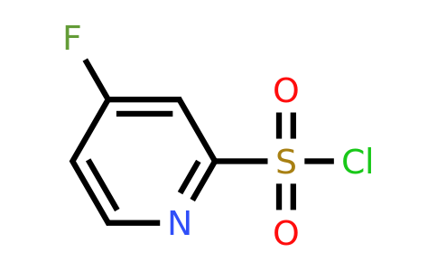 CAS 1060809-57-5 | 4-Fluoropyridine-2-sulfonyl chloride