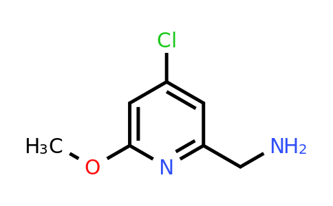 CAS 1060810-39-0 | (4-Chloro-6-methoxypyridin-2-YL)methanamine