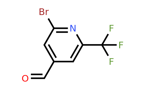 CAS 1060810-62-9 | 2-Bromo-6-(trifluoromethyl)isonicotinaldehyde
