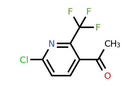 CAS 1060810-87-8 | 1-(6-Chloro-2-(trifluoromethyl)pyridin-3-YL)ethanone