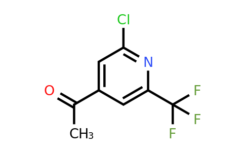 CAS 1060810-89-0 | 1-(2-Chloro-6-(trifluoromethyl)pyridin-4-YL)ethanone