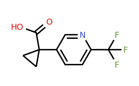 CAS 1060811-01-9 | 1-(6-(Trifluoromethyl)pyridin-3-YL)cyclopropanecarboxylic acid