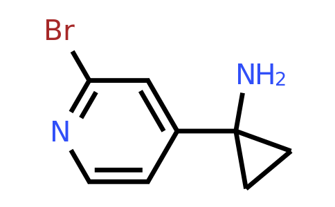 CAS 1060811-37-1 | 1-(2-Bromopyridin-4-YL)cyclopropanamine