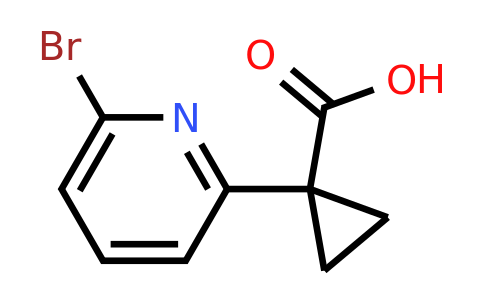 CAS 1060811-40-6 | 1-(6-Bromopyridin-2-YL)cyclopropanecarboxylic acid