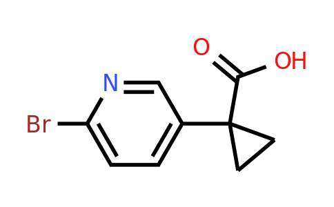 CAS 1060811-41-7 | 1-(6-Bromopyridin-3-YL)cyclopropanecarboxylic acid