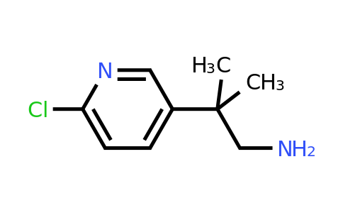 CAS 1060812-06-7 | 2-(6-Chloropyridin-3-YL)-2-methylpropan-1-amine