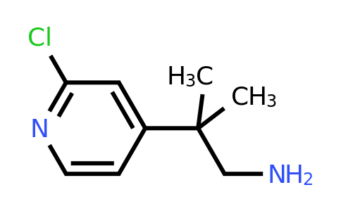 CAS 1060812-07-8 | 2-(2-Chloropyridin-4-YL)-2-methylpropan-1-amine