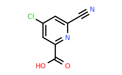 CAS 1060812-13-6 | 4-Chloro-6-cyanopicolinic acid