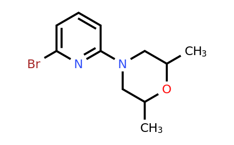 CAS 1060813-18-4 | 4-(6-Bromopyridin-2-YL)-2,6-dimethylmorpholine