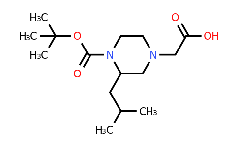 CAS 1060813-61-7 | 2-(4-(Tert-butoxycarbonyl)-3-isobutylpiperazin-1-YL)acetic acid