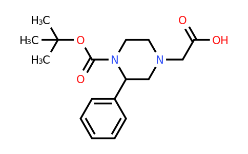 CAS 1060813-70-8 | 2-(4-(Tert-butoxycarbonyl)-3-phenylpiperazin-1-YL)acetic acid