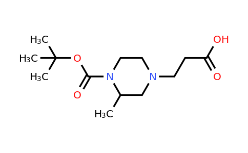 CAS 1060813-90-2 | 3-(4-(Tert-butoxycarbonyl)-3-methylpiperazin-1-YL)propanoic acid