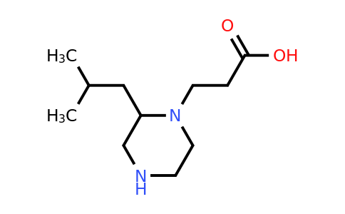 CAS 1060814-05-2 | 3-(2-Isobutylpiperazin-1-YL)propanoic acid