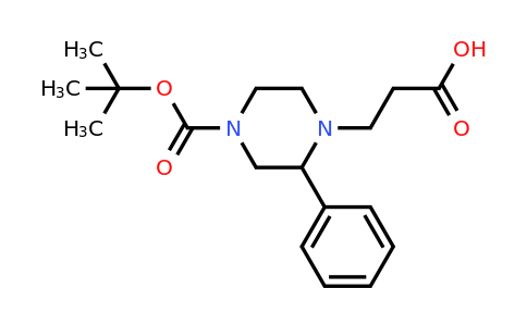 3-(4-(Tert-butoxycarbonyl)-2-phenylpiperazin-1-YL)propanoic acid