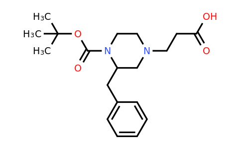 CAS 1060814-16-5 | 2-Benzyl-4-(2-carboxy-ethyl)-piperazine-1-carboxylic acid tert-butyl ester