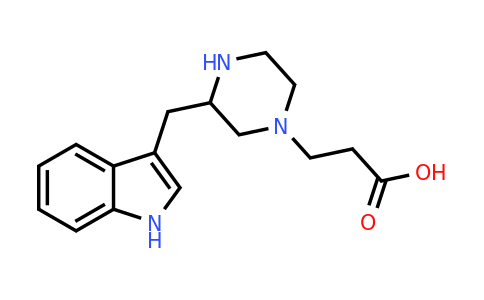 CAS 1060814-21-2 | 3-(3-((1H-Indol-3-YL)methyl)piperazin-1-YL)propanoic acid